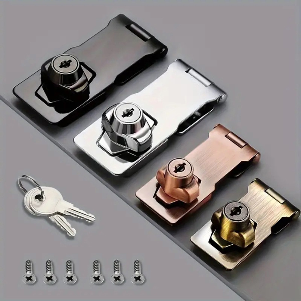 Medicine Cabinet Lock - Locking Hasp Heavy Duty Locking Hasp