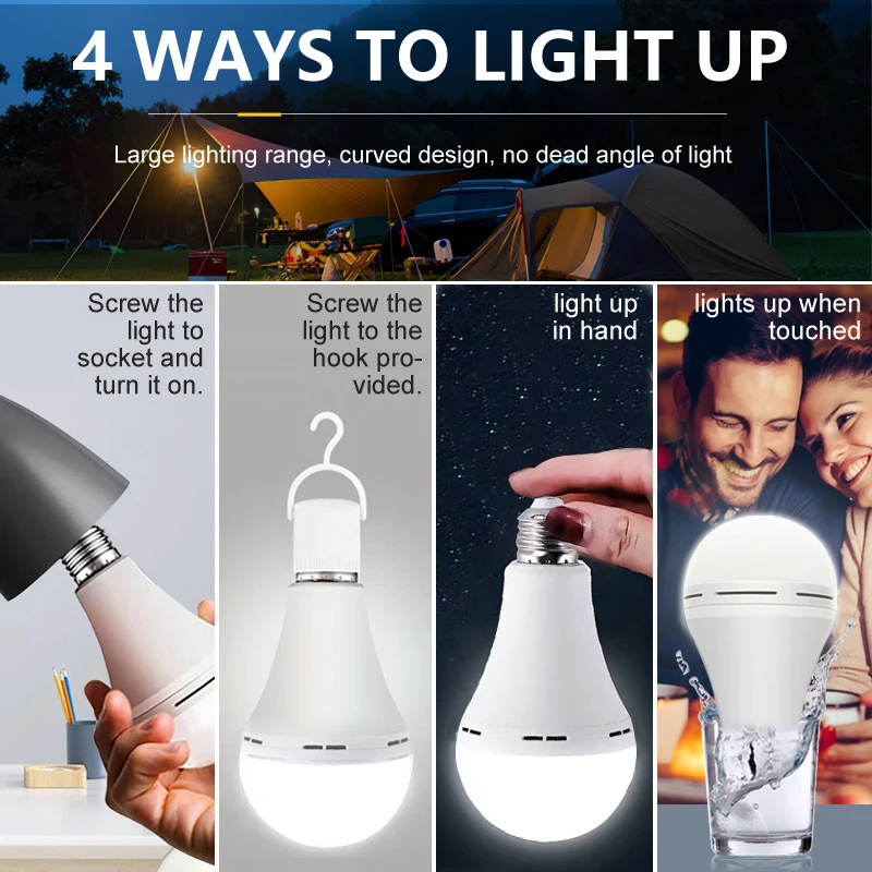 1/3 Pcs Rechargeable Bulb LED  - Power Outage Light recensie en prijs