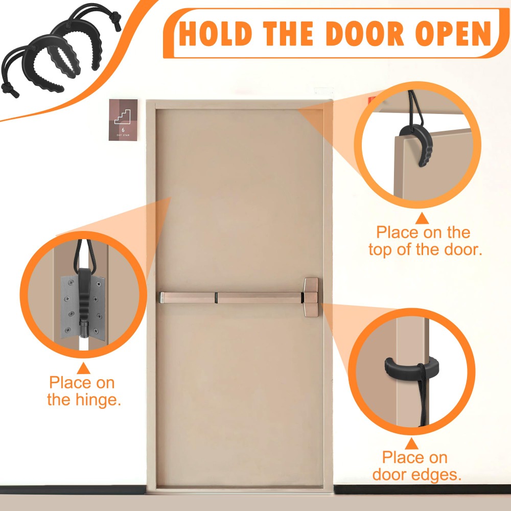 Easy to Use Rubber Door Jam Fi - Door Stop Alarm recensie en prijs
