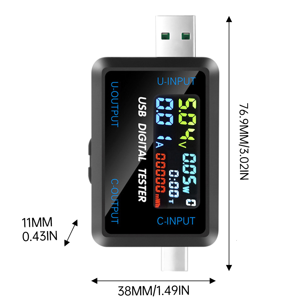 USB Tester 10 in 1 DC Digital  - Co Detector Plug recensie en prijs