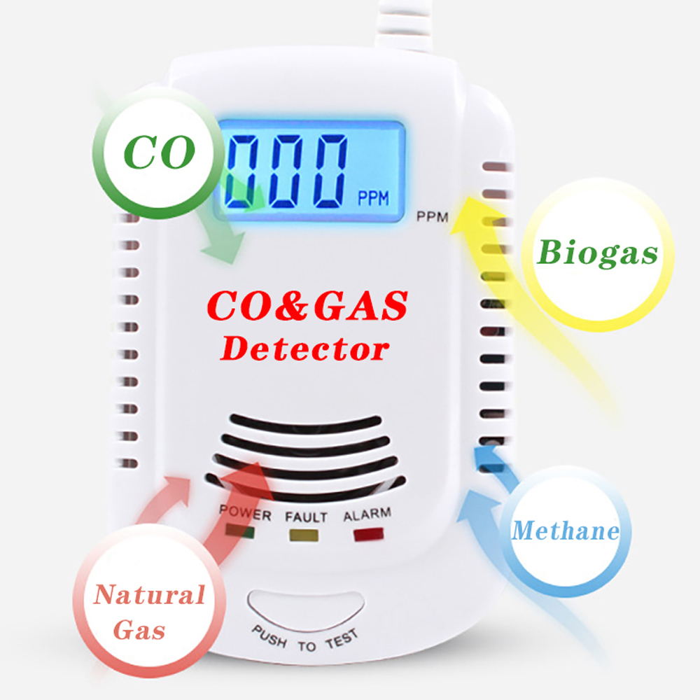 2 in 1 Gas Detector, Plug-in H - Co Detector Plug recensie en prijs