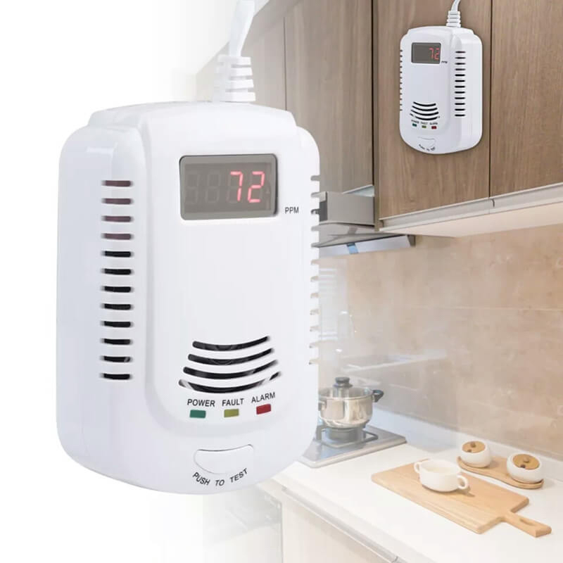 2 in 1 Gas Detector, Plug-in H - Co Detector Plug recensie en prijs