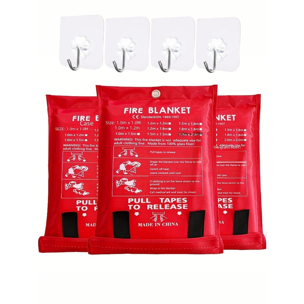 Fire Blanket 39.37 X 39.37 Inc - Fire Blanket Kitchen recensie en prijs