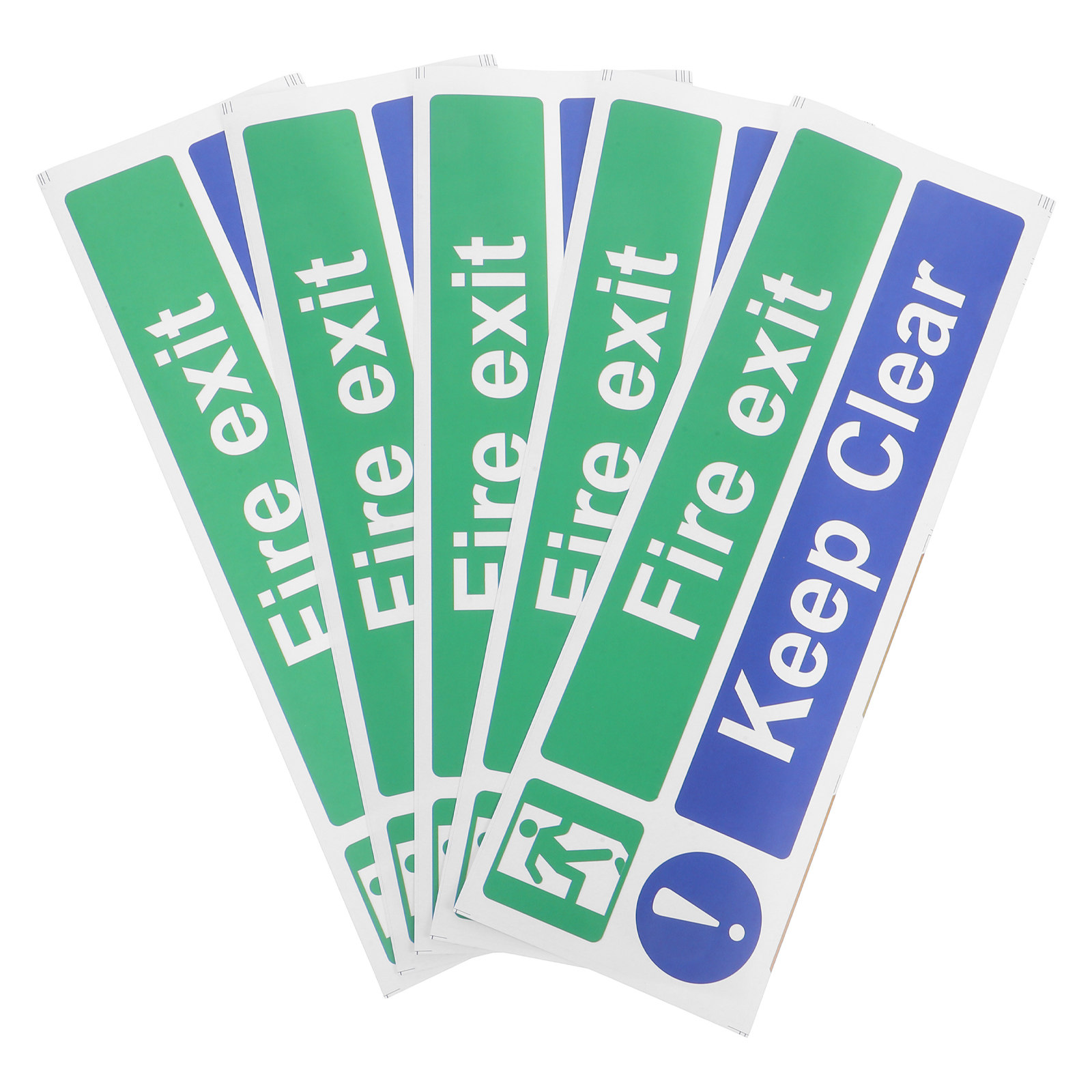 5Pcs Emergency Exit Keep Clear - Emergency Exit Sign recensie en prijs