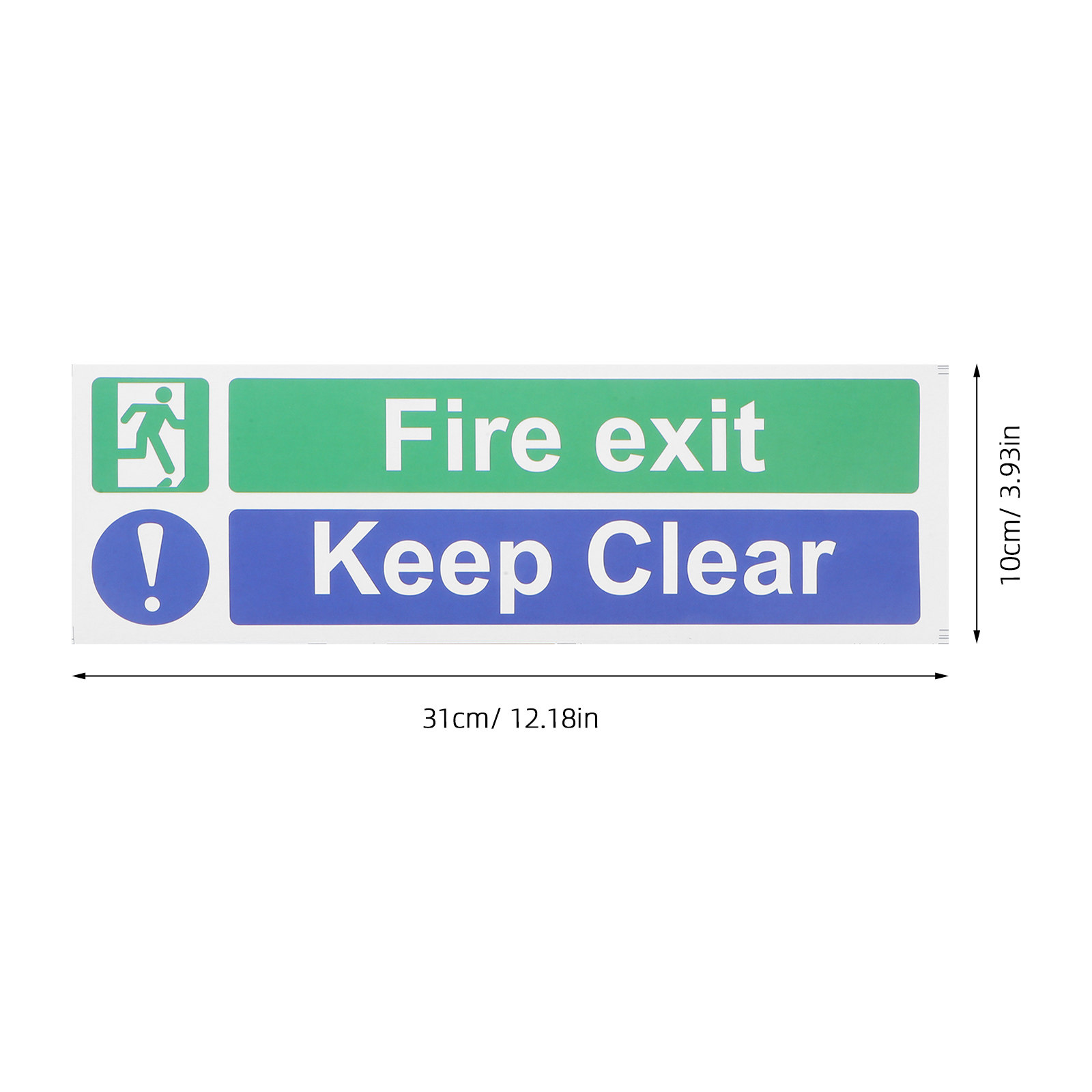 5Pcs Emergency Exit Keep Clear - Emergency Exit Sign recensie en prijs