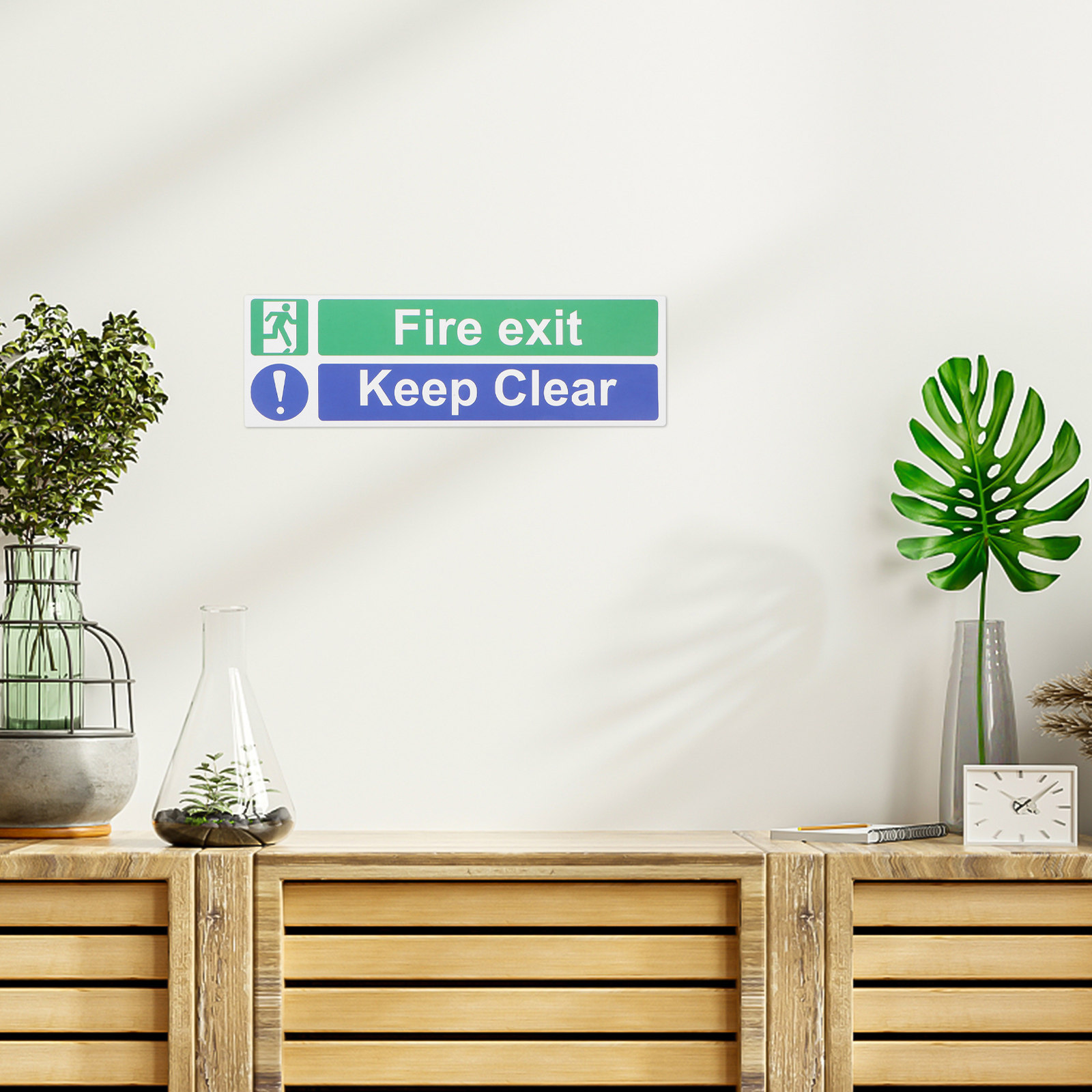 5Pcs Emergency Exit Keep Clear - Emergency Exit Sign recensie en prijs