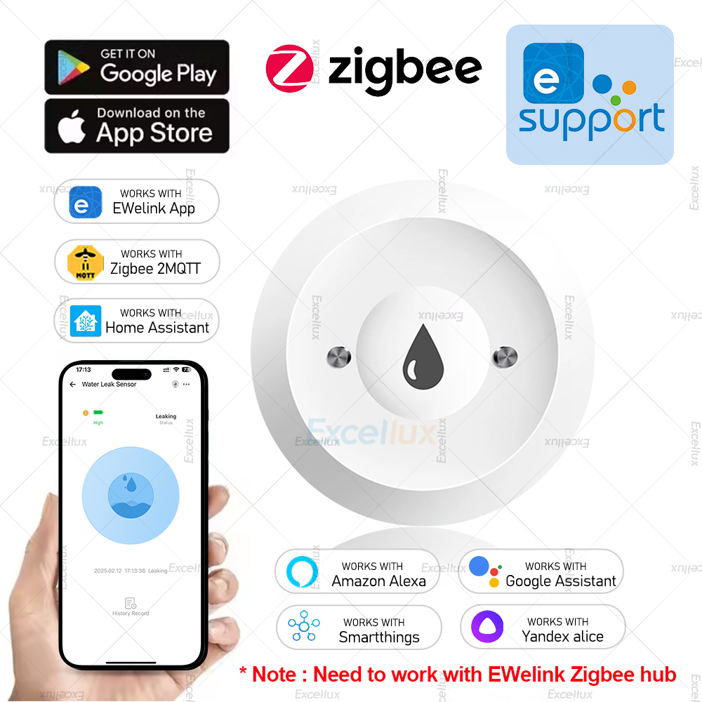 Ewelink Zigbee 3.0 Water Senso - Water Alarm Sensor recensie en prijs