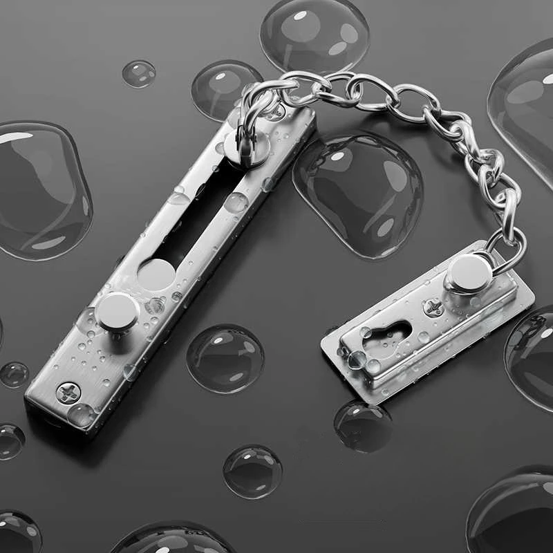 No Drill Stainless Steel Secur - Security Chain Door recensie en prijs