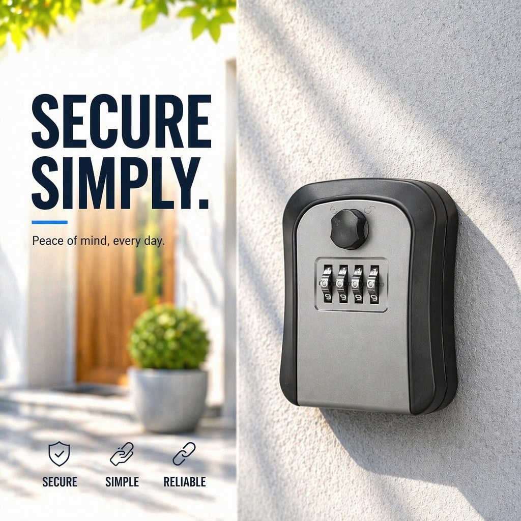 Key Lock Box Wall Mount Lockbo - Lockbox Key Secure recensie en prijs