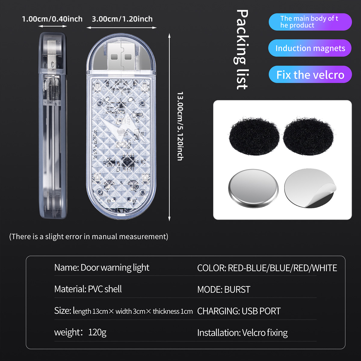 1/2pcs Car Door LED Strobe War - Emergency Exit Sign recensie en prijs