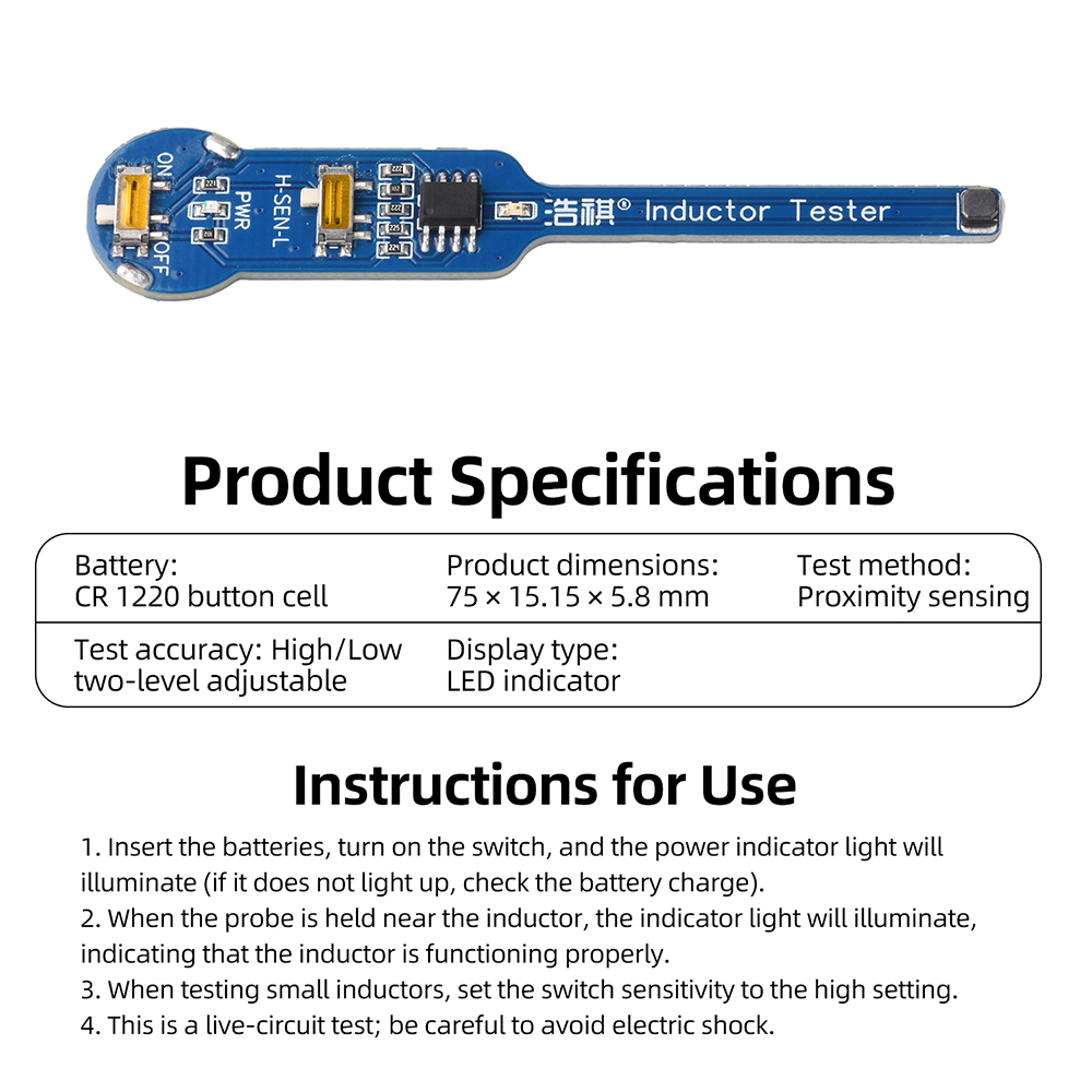 Electromagnetic Induction Test - Co Detector Plug recensie en prijs