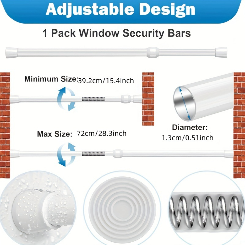 Adjustable Metal Window & Door - Window Lock Bar recensie en prijs