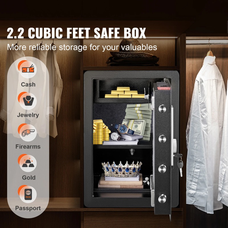 SucceBuy Electric Safe 2.2/1.8 - Fire Safe Document recensie en prijs