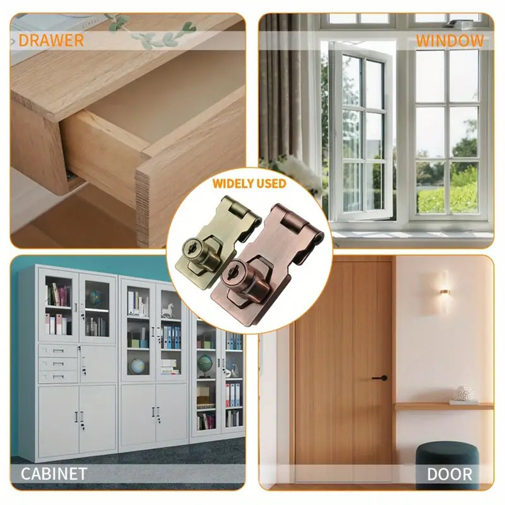Locking Hasp Heavy Duty Lockin - Medicine Cabinet Lock recensie en prijs