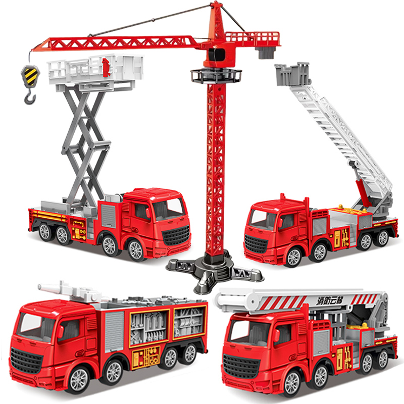 1:55 Diecast Fire Truck Model  - Fire Escape Ladder recensie en prijs
