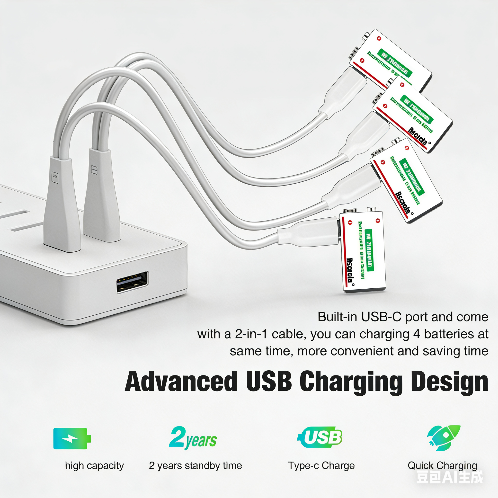 9V 21800mWh Rechargeable Lithi - Smoke Detector Interconnected recensie en prijs