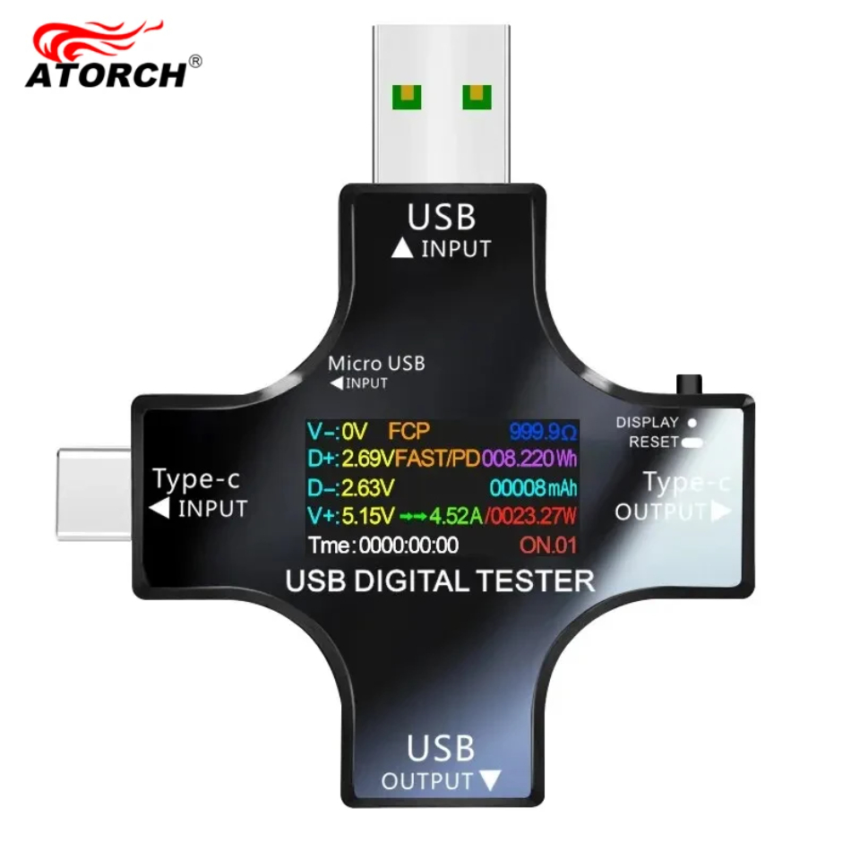 USB Tester DC Type-C PD Digita - Co Detector Plug recensie en prijs