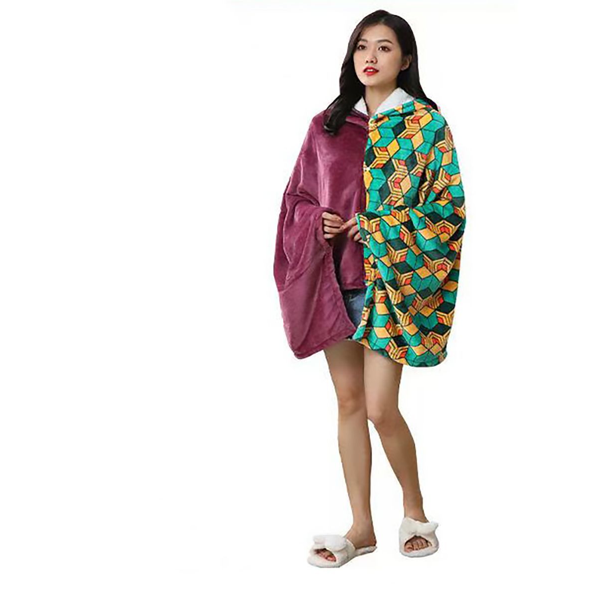 Anime Flannel Blanket Hoodie S - Fire Blanket Kitchen recensie en prijs