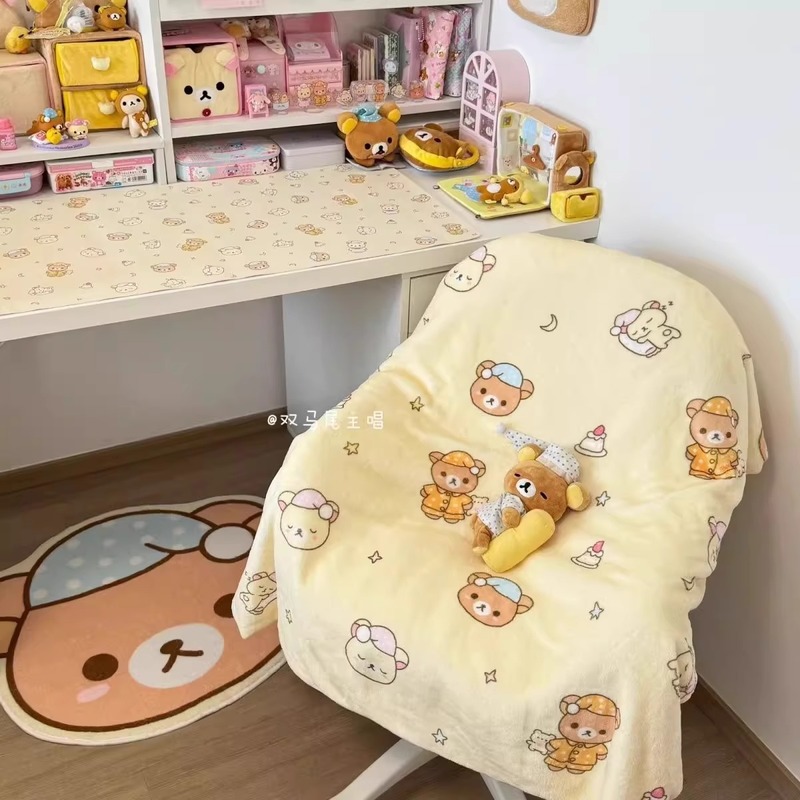 Cartoon Rilakkuma Flannel Thro - Fire Blanket Kitchen recensie en prijs