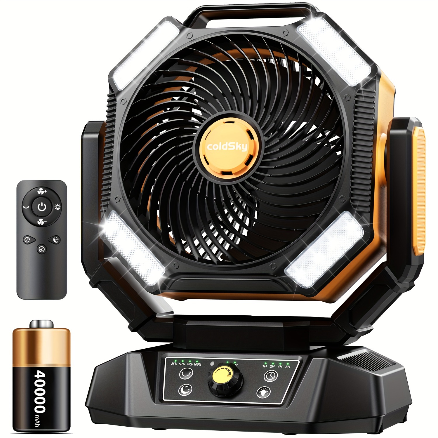 coldSky  Camping Fan, Battery  - Power Outage Light recensie en prijs