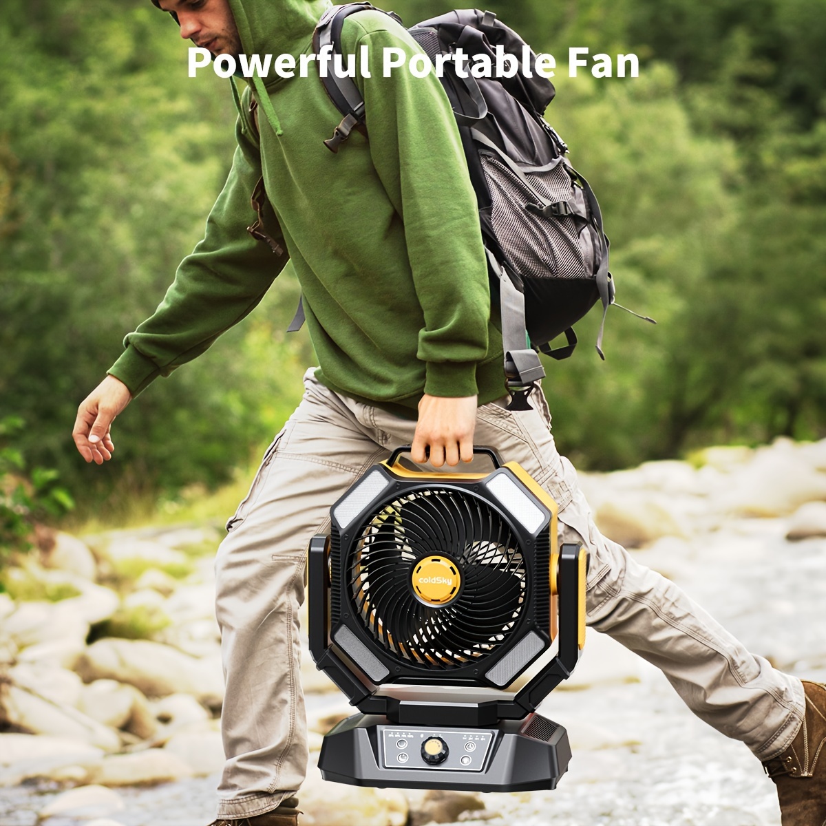 coldSky  Camping Fan, Battery  - Power Outage Light recensie en prijs