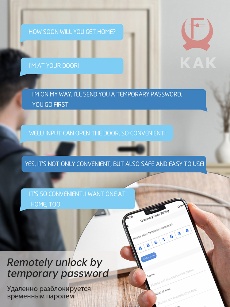 KAK Smart Fingerprint Door Loc - Security Chain Door recensie en prijs