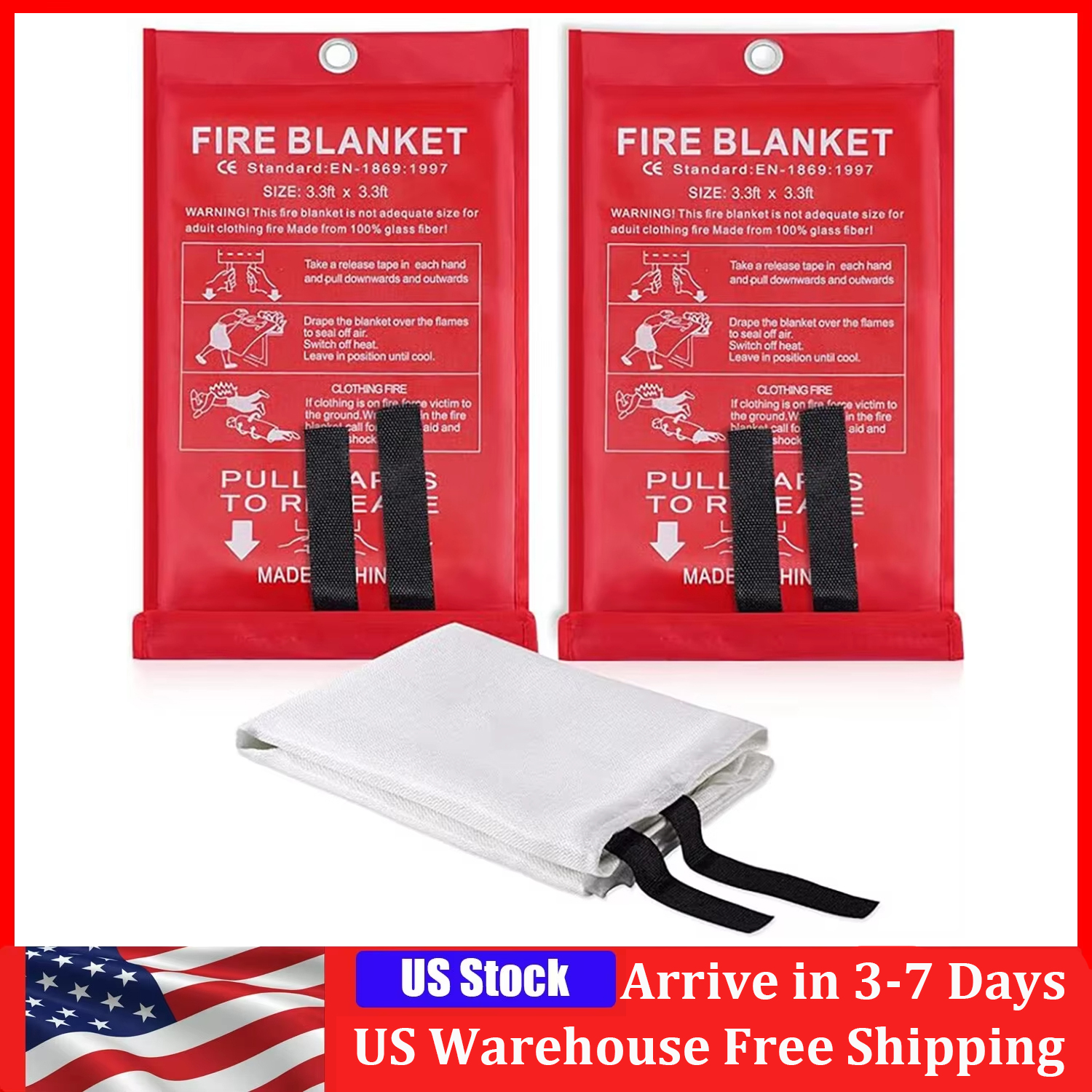 1M*1M Fire Blanket, Kitchen Es - Fire Blanket Kitchen recensie en prijs