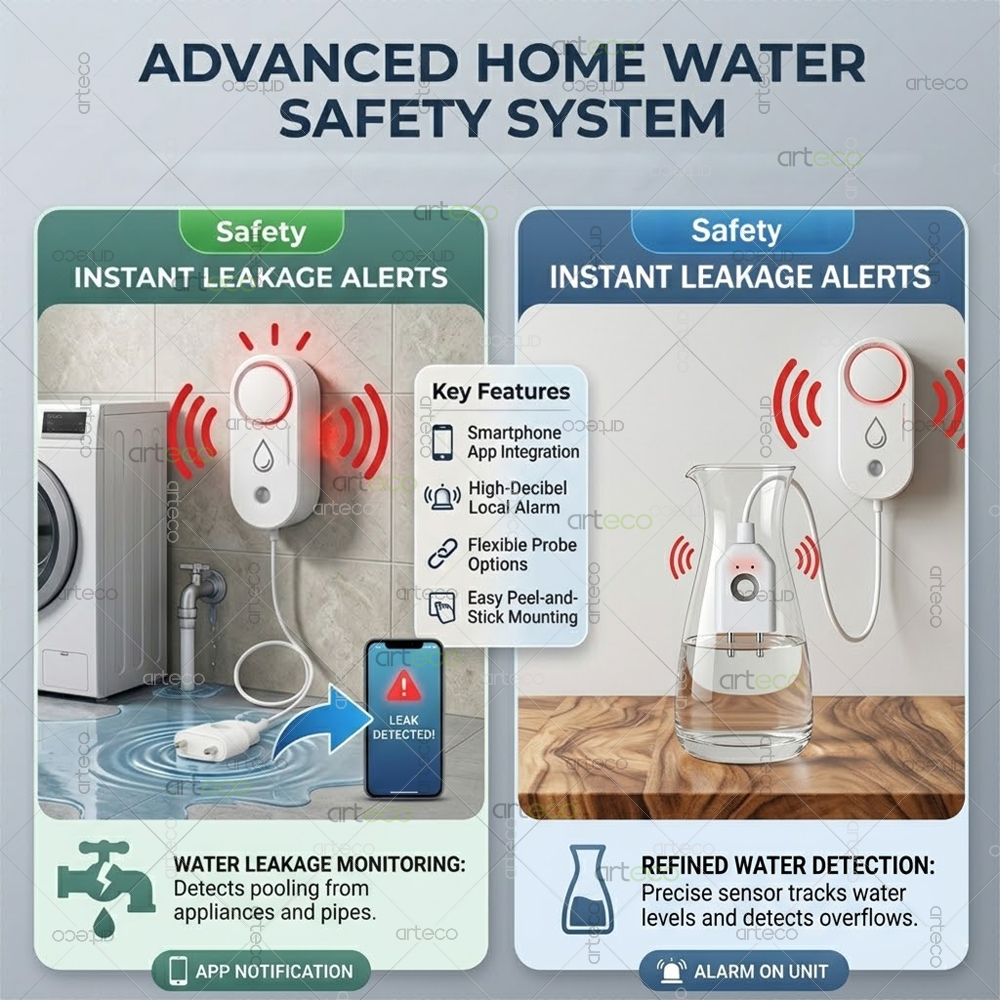 Zigbee Water Leak Detector Sma - Water Alarm Sensor recensie en prijs