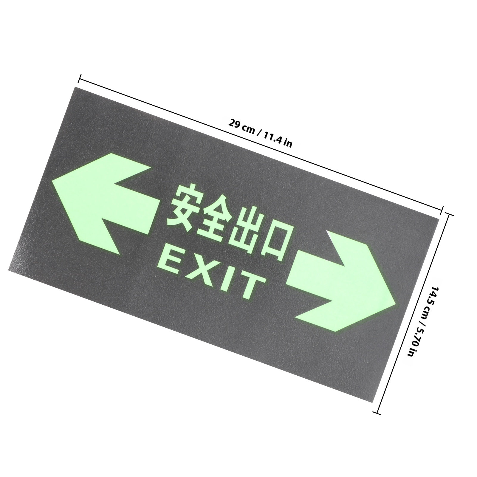 10Pcs Luminous Safety Exit Sig - Emergency Exit Sign recensie en prijs