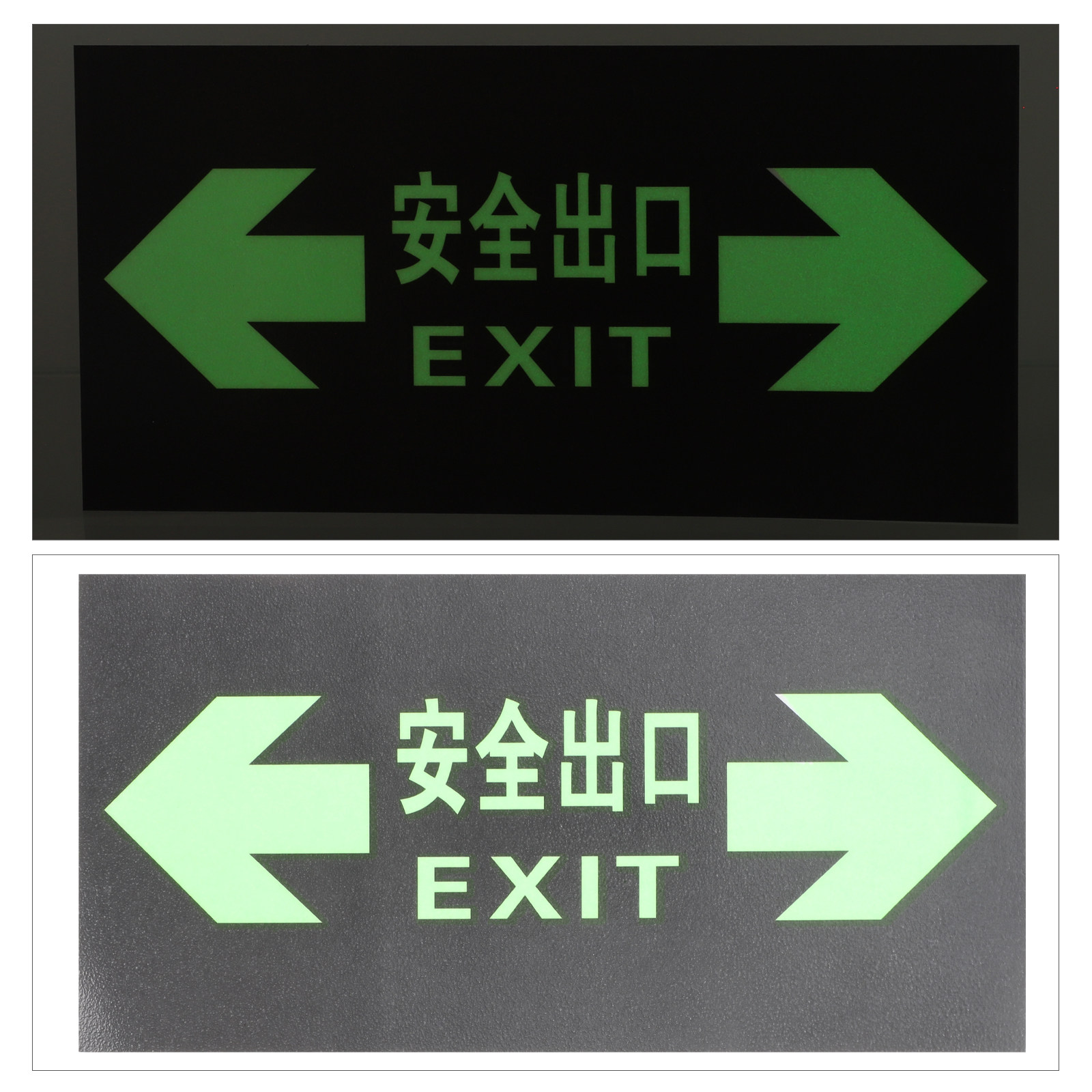 10Pcs Luminous Safety Exit Sig - Emergency Exit Sign recensie en prijs