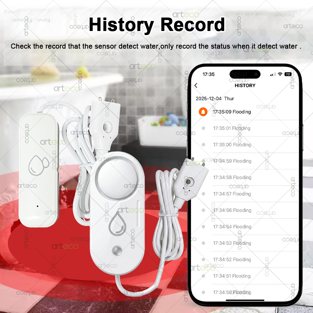 Zigbee Water Leakage Sensor Fl - Water Alarm Sensor recensie en prijs