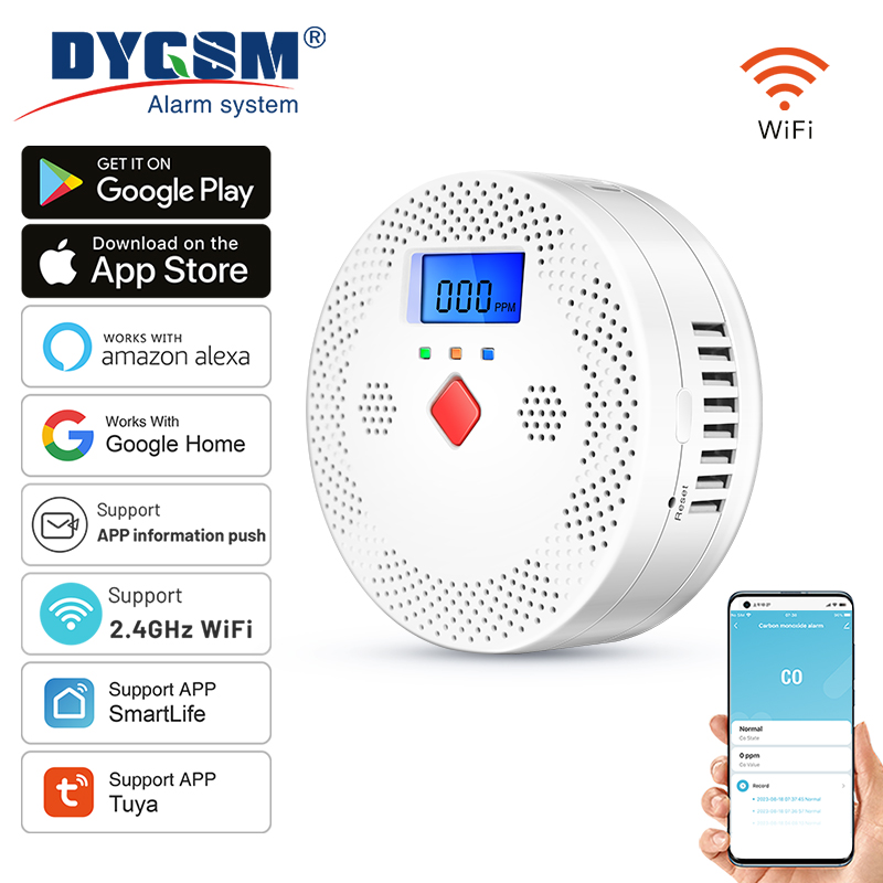 Tuya WiFi Smart Carbon Monoxid - Co Detector Plug recensie en prijs