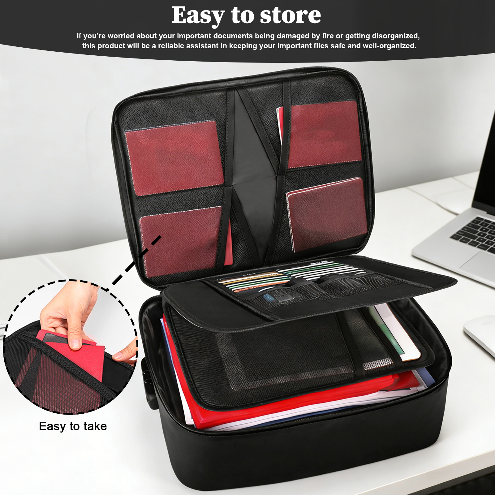Fireproof Document Bag with Lo - Fire Safe Document recensie en prijs