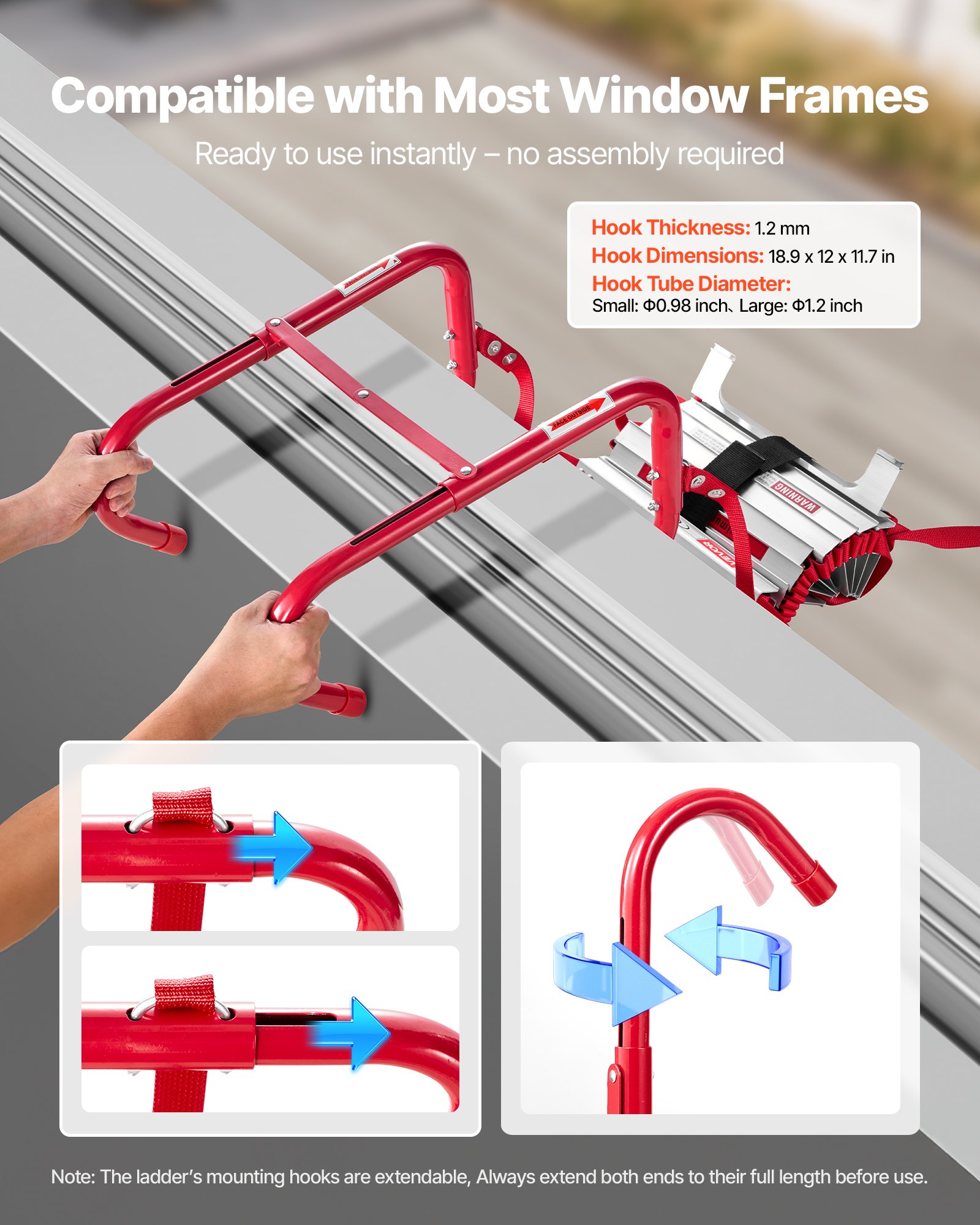 Fire Escape Ladder, 5-6 Story  - Fire Escape Ladder recensie en prijs