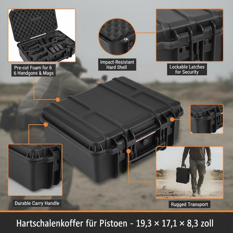 Gun Storage Box 15 x 12 x 10 I - Lockbox Key Secure recensie en prijs