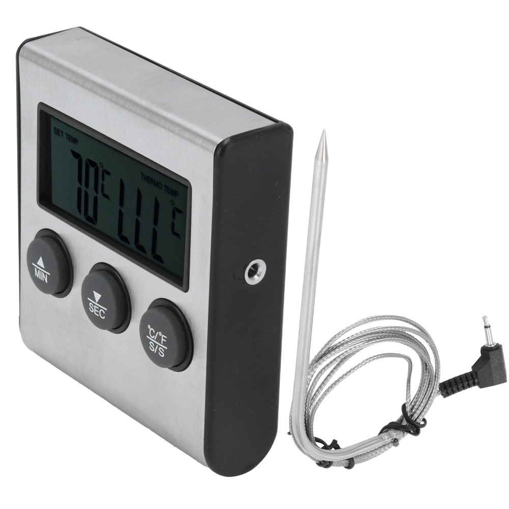 Silver Digital BBQ Meat Thermo - Pool Alarm Float recensie en prijs