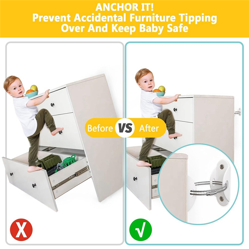 Furniture Anchors For Baby Pro - Earthquake Anchor Strap recensie en prijs